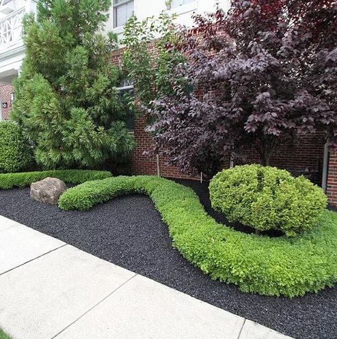 rubber mulch sample of use in garden - Artistic Stone